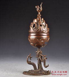 紫銅浮雕精品盤(pán)龍香薰?fàn)t 匠心獨(dú)運(yùn)的工藝美術(shù)與收藏珍品